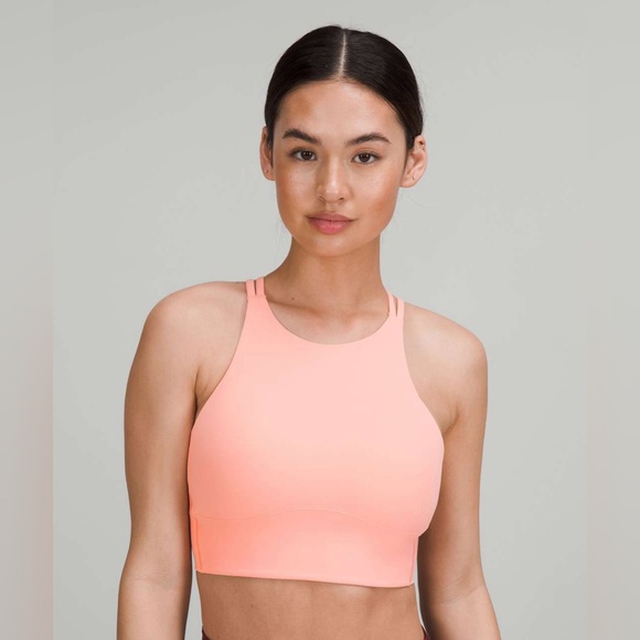 Like A Cloud High-Neck Longline Bra - Picture 1 of 5